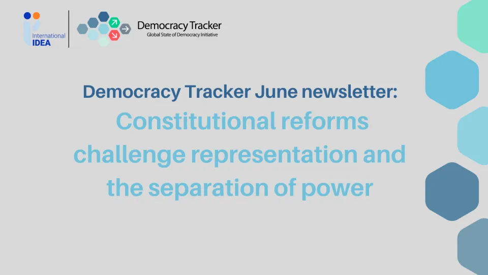 Constitutional reforms challenge representation and the separation of power